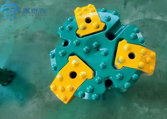 Ql80 Shank Dth Drill Bit Design frontal plano com tubo de ar para perfuração de rocha