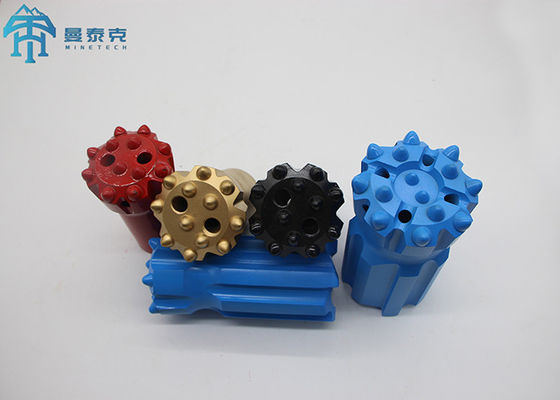 Broca de perfuração de rocha de botão de liga de aço 48 mm R32 de alta qualidade para túneis