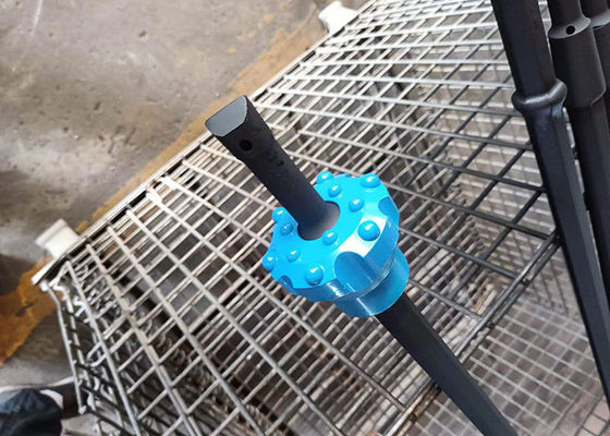 Rod integral de perfuração de aço carbono certificado ISO 9001 com comprimento personalizado para perfuração de precisão