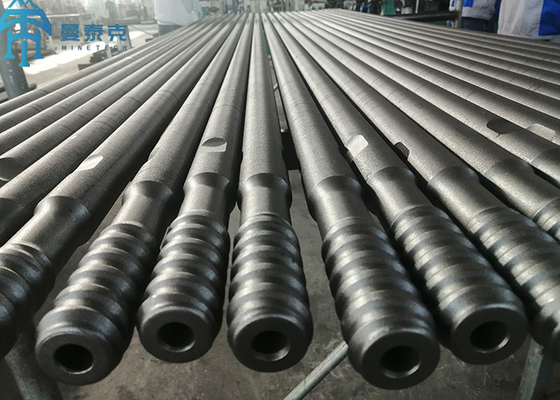 Material de aço carbono da haste de perfuração de mineração de forjamento preto