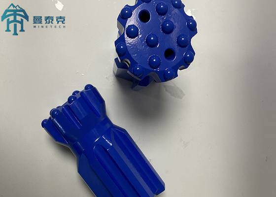 76mm T38 Retrac Button Bit Hard Rock Drill Carbide de tungstênio