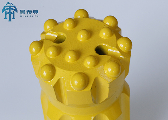 Os bocados de botão lisos T38 do carboneto de tungstênio do projeto da cara rosquearam 64mm