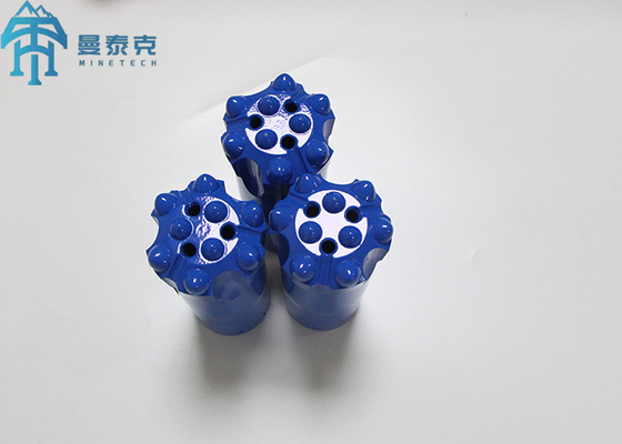 Flat Face 89mm T51 Thread Button Bit para mineração subterrânea