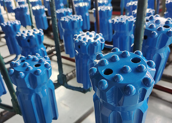 Top Hammer 76mm T45 Retract Button Bit Ferramenta de mineração de carburo de cimento