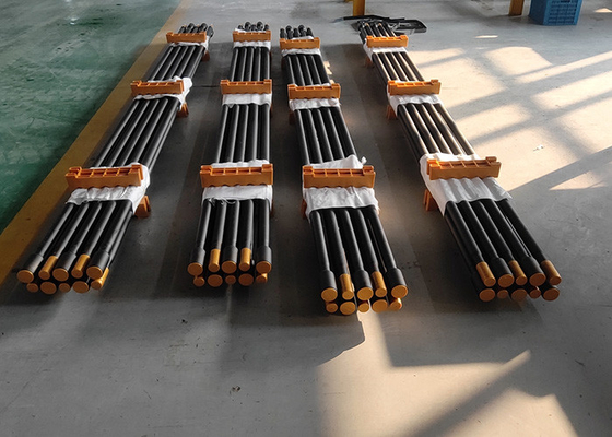 Top Hammer 3,66m T38 M/F Thread Drill Rod para perfuração de rocha