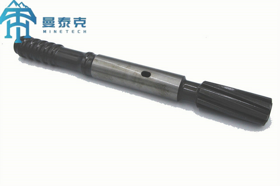 Thread T38 Adaptador de vigas para tunelagem Ferramentas de perfuração de martelo superior com comprimento de 380 mm para aplicações de deriva e túnel