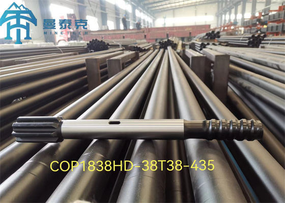 Top Hammer Shank Adapter T38 500mm HLX5 Modelo de aço cromo-molibdênio de alta resistência para perfuração de rocha