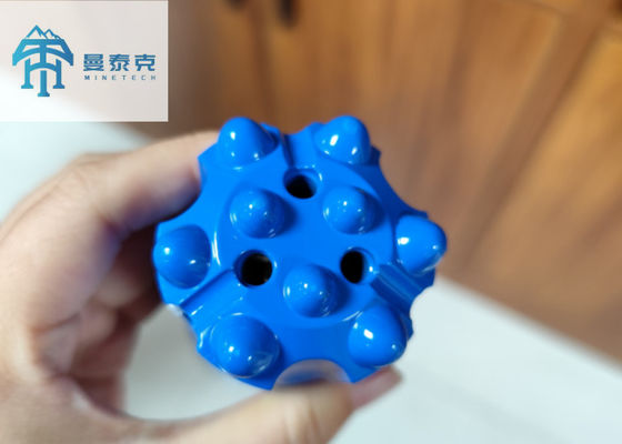 R32 Bits de botões roscados de 51 mm para perfuração em rocha dura