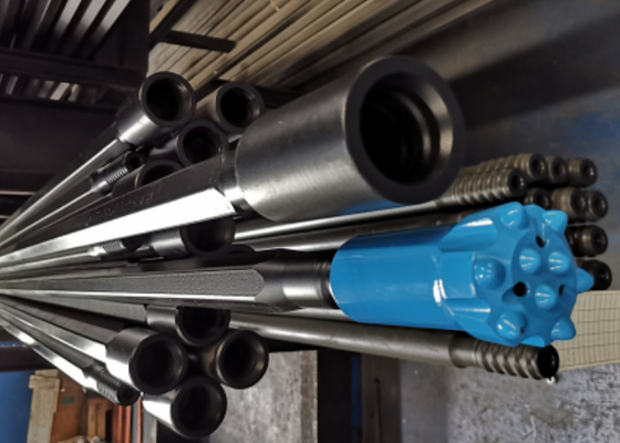 T38 Speed Rod MF 3660mm Thread Drill Rod para perfuração em rocha dura