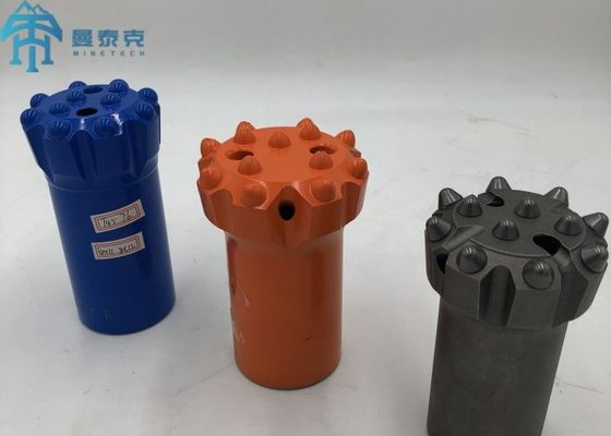 Boto de botão de 76,5 mm T45 para construção de túneis e mineração a céu aberto com capacidade de mineração subterrânea