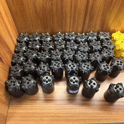 Brocas Botão Cônicas de 7 11 12 Graus para Ferramentas de Perfuração de Rocha para Mineração de Pedreiras