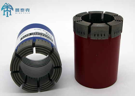 Ferramentas de perfuração 65Mn do núcleo do QG NQ Diamond Drill Bit For Granite