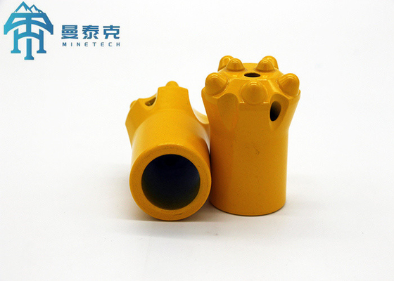 Forro de rocha Taper Button Bit Taper Broca 11° 7 Studs para mineração