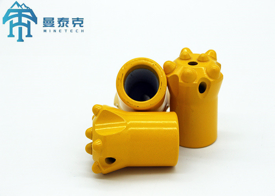 Forro de rocha Taper Button Bit Taper Broca 11° 7 Studs para mineração