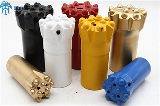 Perfuração do carboneto de tungstênio 51mm Dia Button Bit For Rock