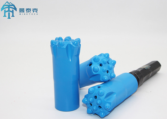 Mth Drop Center SR35 Thread Button Bit Diâmetro 127mm Cor azul