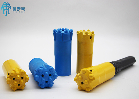 43-127mm Diâmetro H Thread Rock Drill Bits Solução de pedreira duradoura