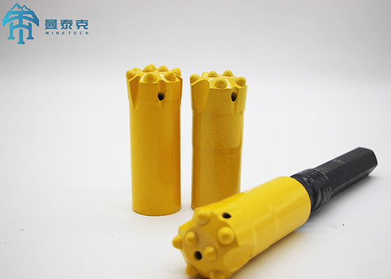 Carboneto de tungstênio de mineração R32 do bocado de botão da linha da perfuração de rocha T38 T45 T51