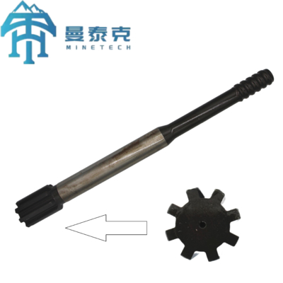692mm HD715 Adaptador de barras de forja para perfuração de bancos hidráulicos