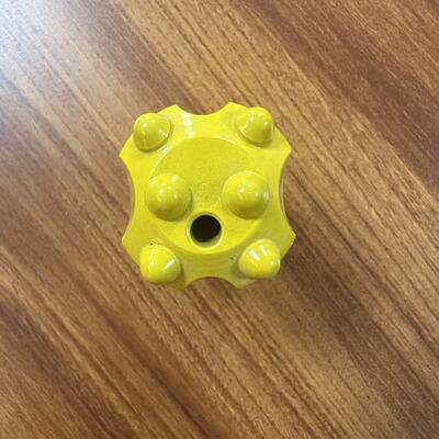 Broca Cônica de 36mm com 6 Botões para Perfuração de Rocha e Pedreiras