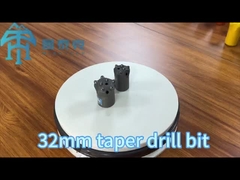 Perforação de buracos pequenos com botão cônico de perfuração com carburo esférico