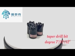 Forja de aço carburo Taper Bit 36mm 7 botões para mineração